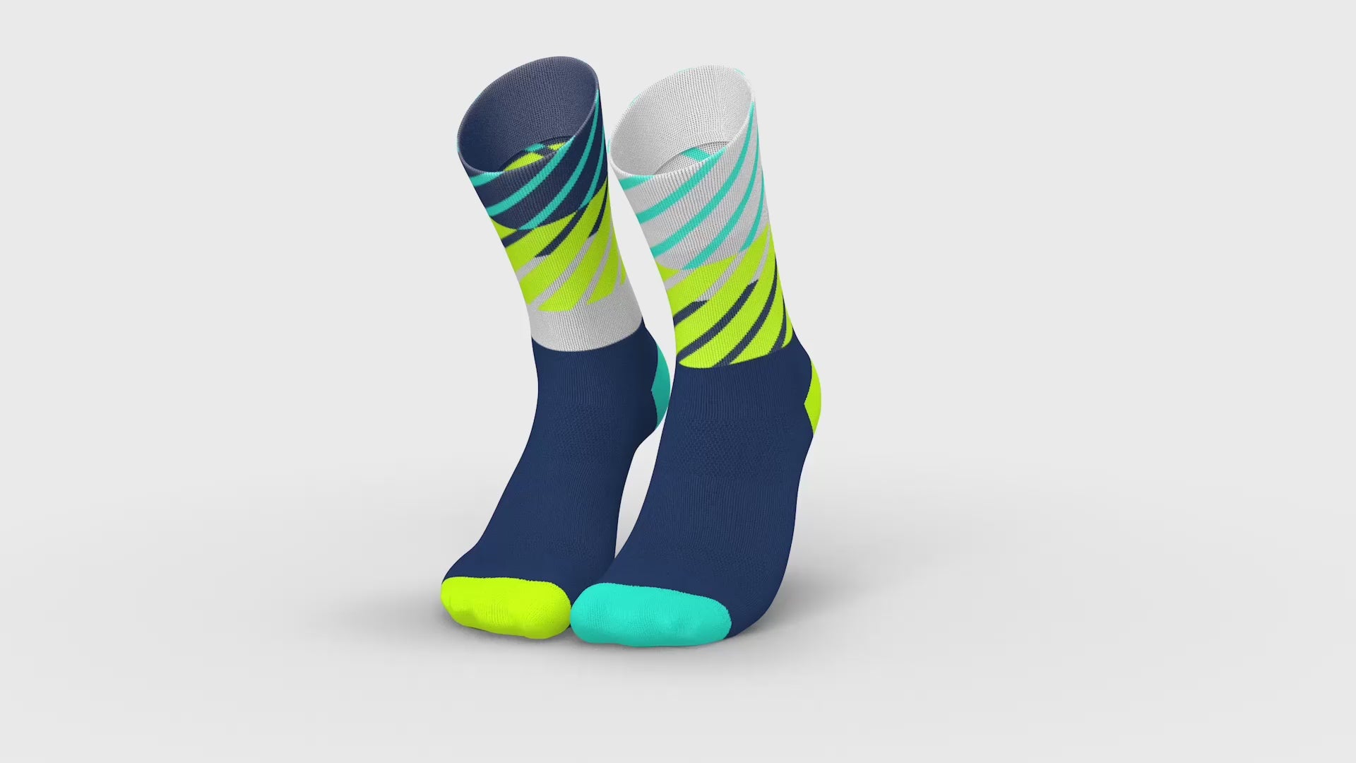 RUNNING DIAGONALS NAVY CANARY Running High-Cut INCYLENCE
