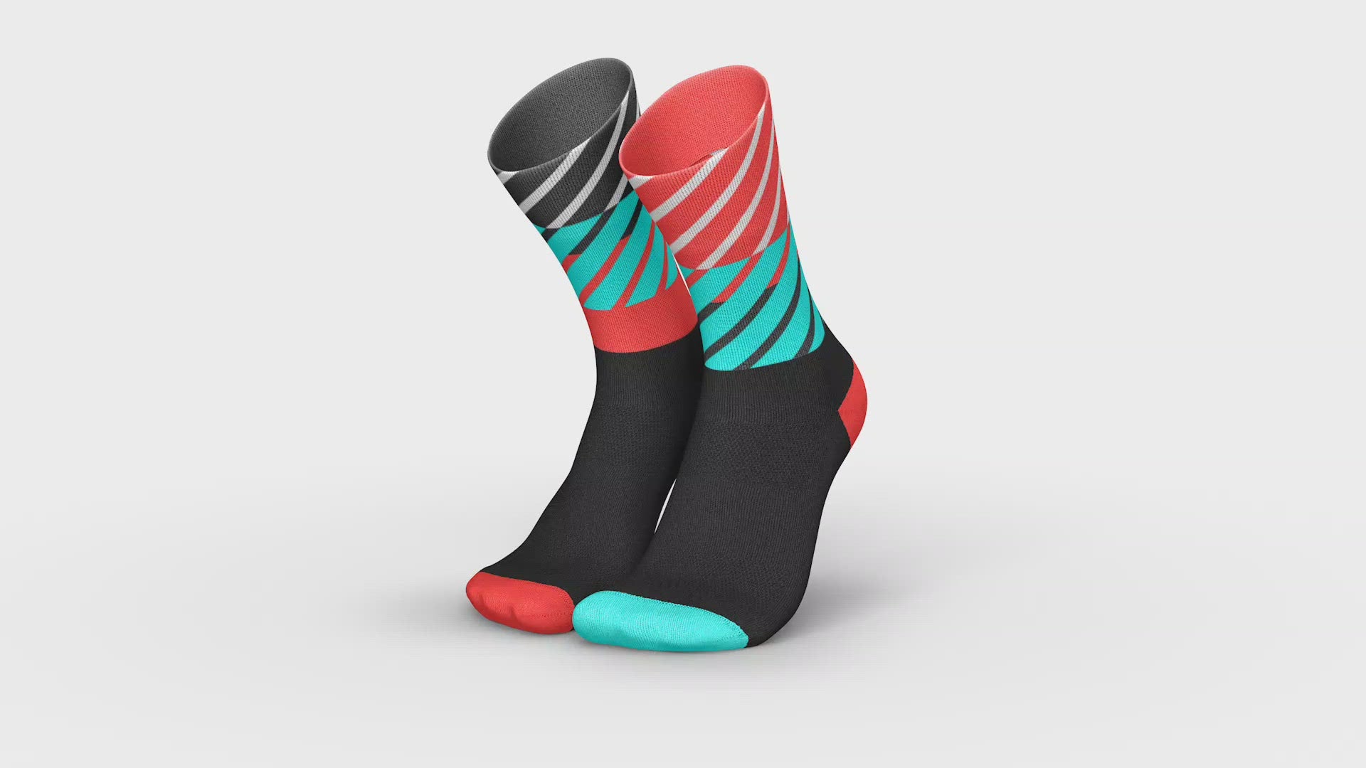 RUNNING DIAGONALS BLACK INFERNO Running High-Cut INCYLENCE